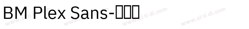 BM Plex Sans字体转换